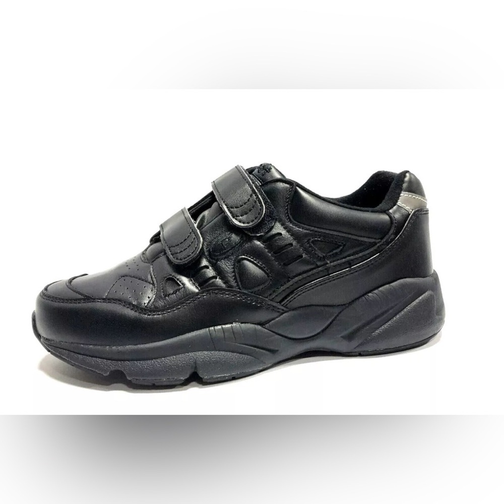 Propet Stability Walker Strap Womens Walking Shoes Black Size 8 EE